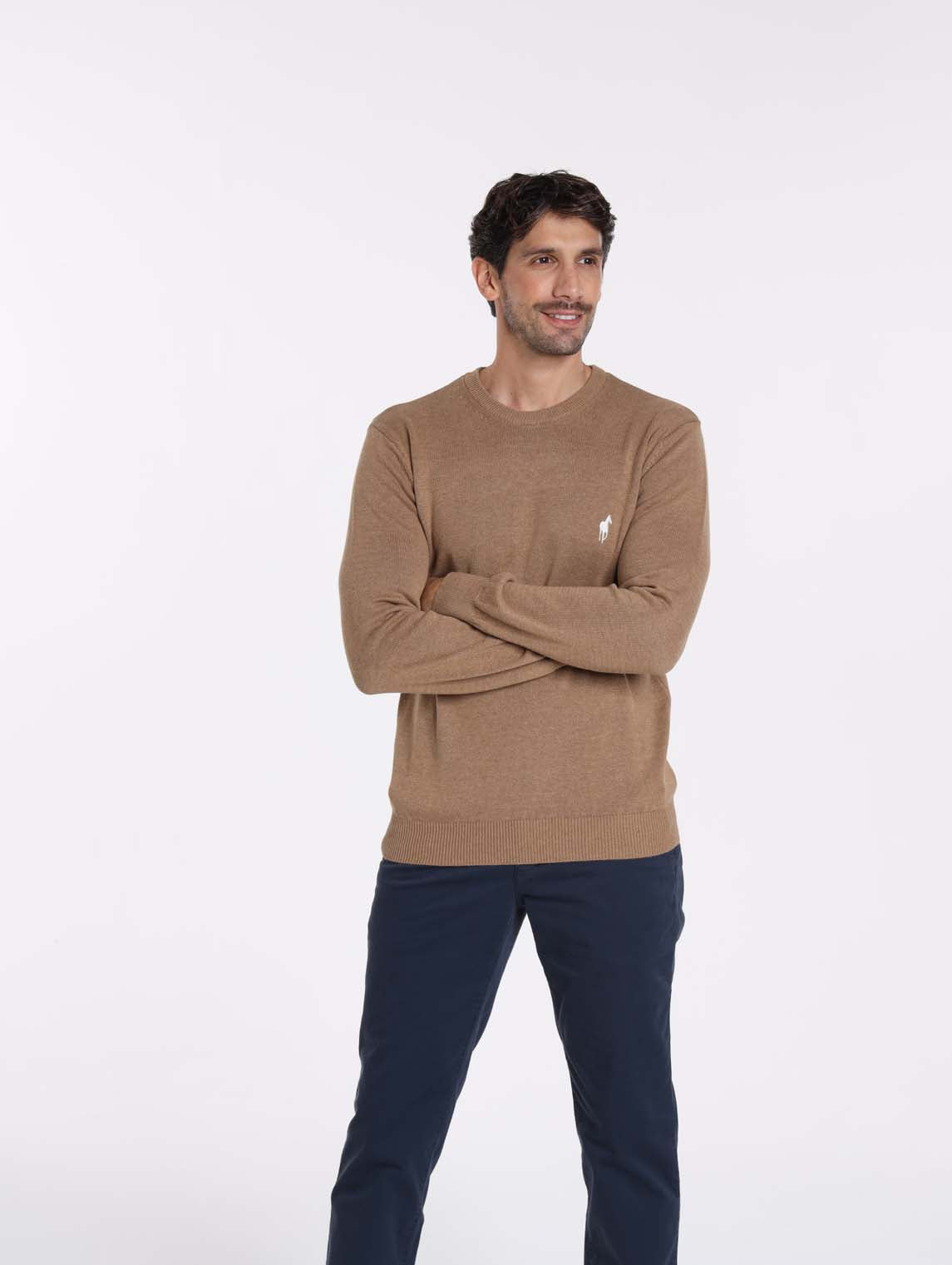 Pull PACO Marron Beige