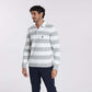 Pull RACING Gris Chine/Blanc