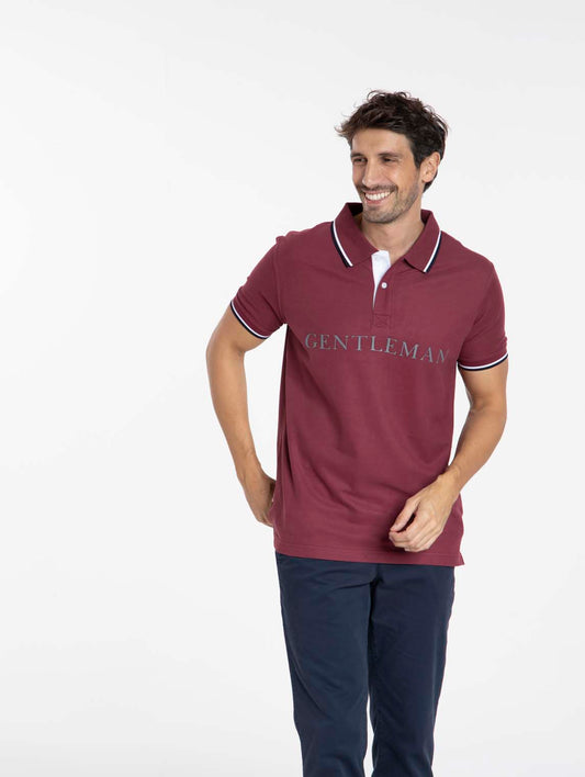 Polo OSLO Bordeaux