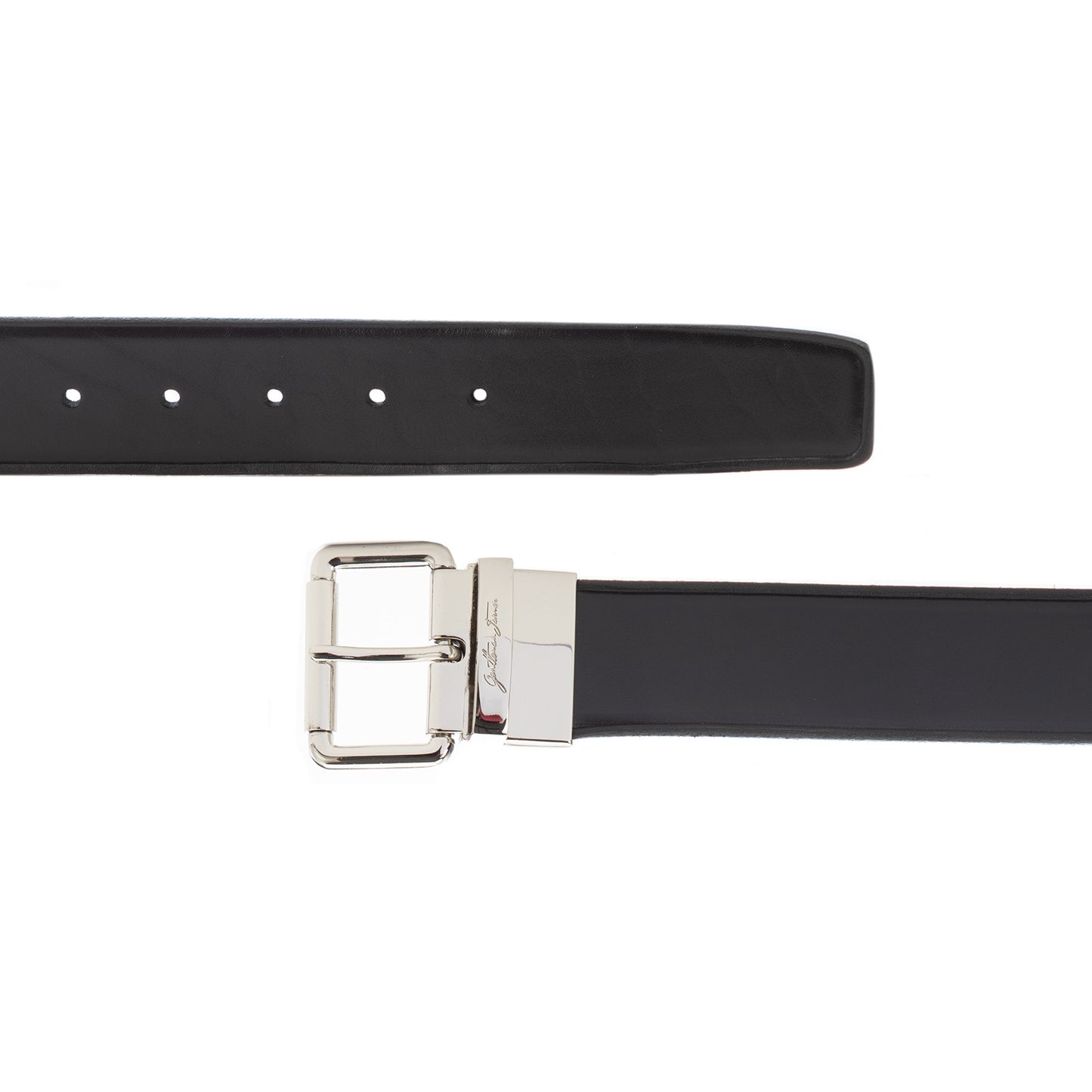 Ceinture CLAY en cuir noir